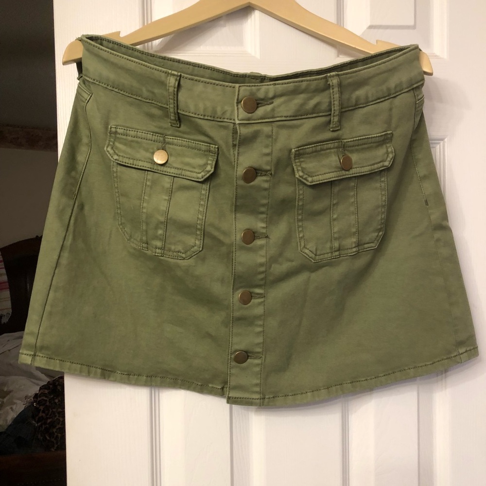 Altard State button front skirt